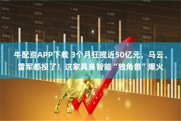 牛配资APP下载 3个月狂揽近50亿元，马云、雷军都投了！这家具身智能“独角兽”爆火